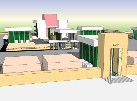 Model of the Ezekiel's Temple